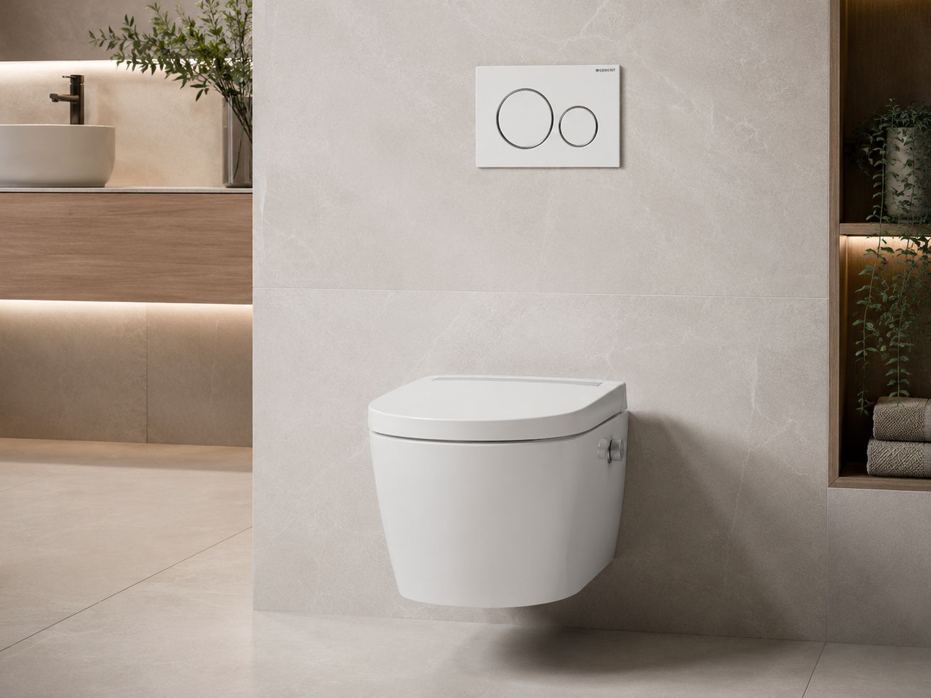 Laufen Cleanet Purea Bidetovací toaleta závěsná, bílá H820SS00000001 - galéria #3