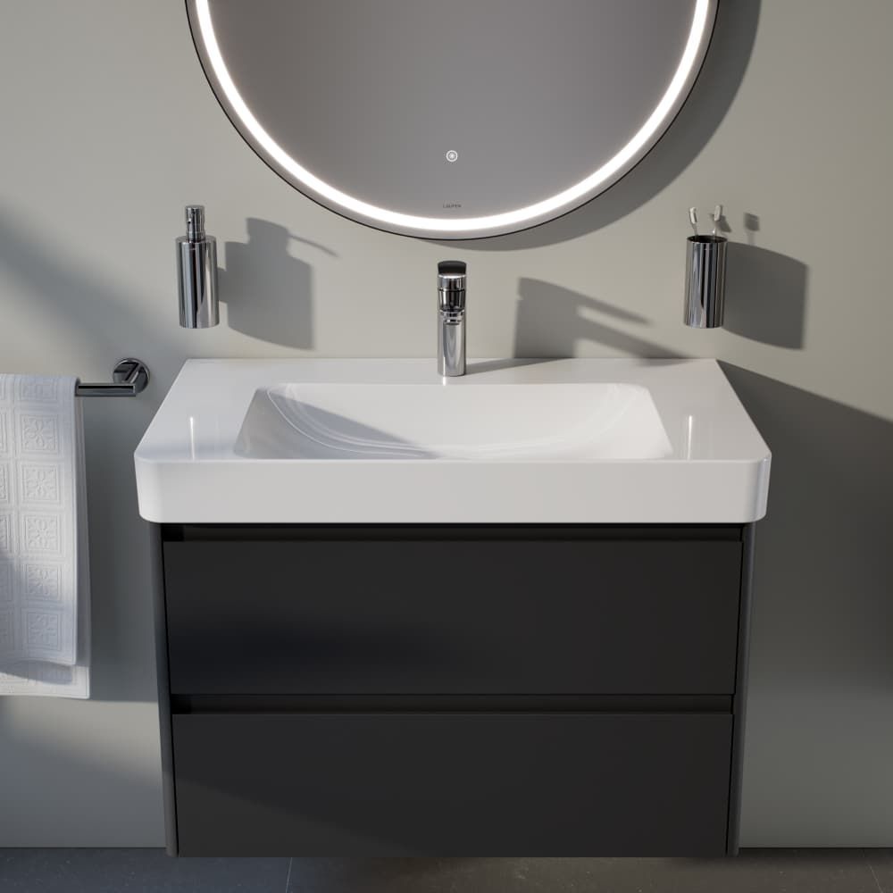 Laufen Base 2.0 Skříňka pod umyvadlo 85 cm, šedá traffic H4113021082661 - galéria #8