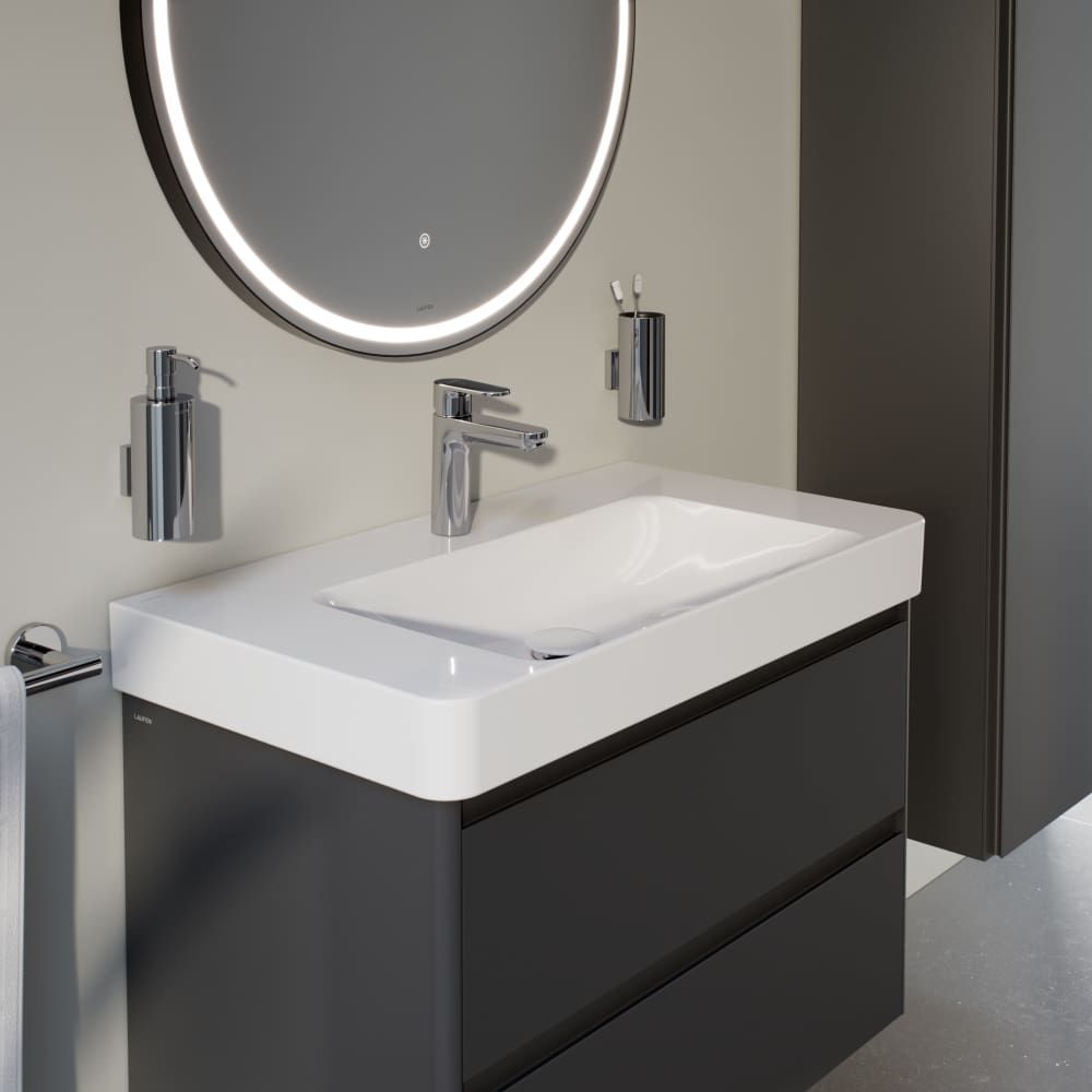 Laufen Base 2.0 Skříňka pod umyvadlo 85 cm, šedá traffic H4113021082661 - galéria #7