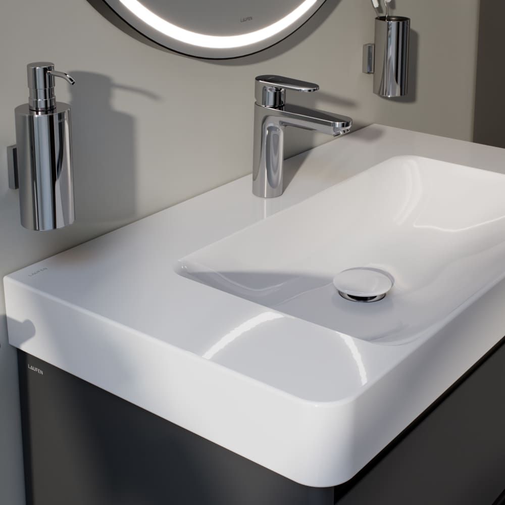 Laufen Base 2.0 Skříňka pod umyvadlo 85 cm, šedá traffic H4113021082661 - galéria #5