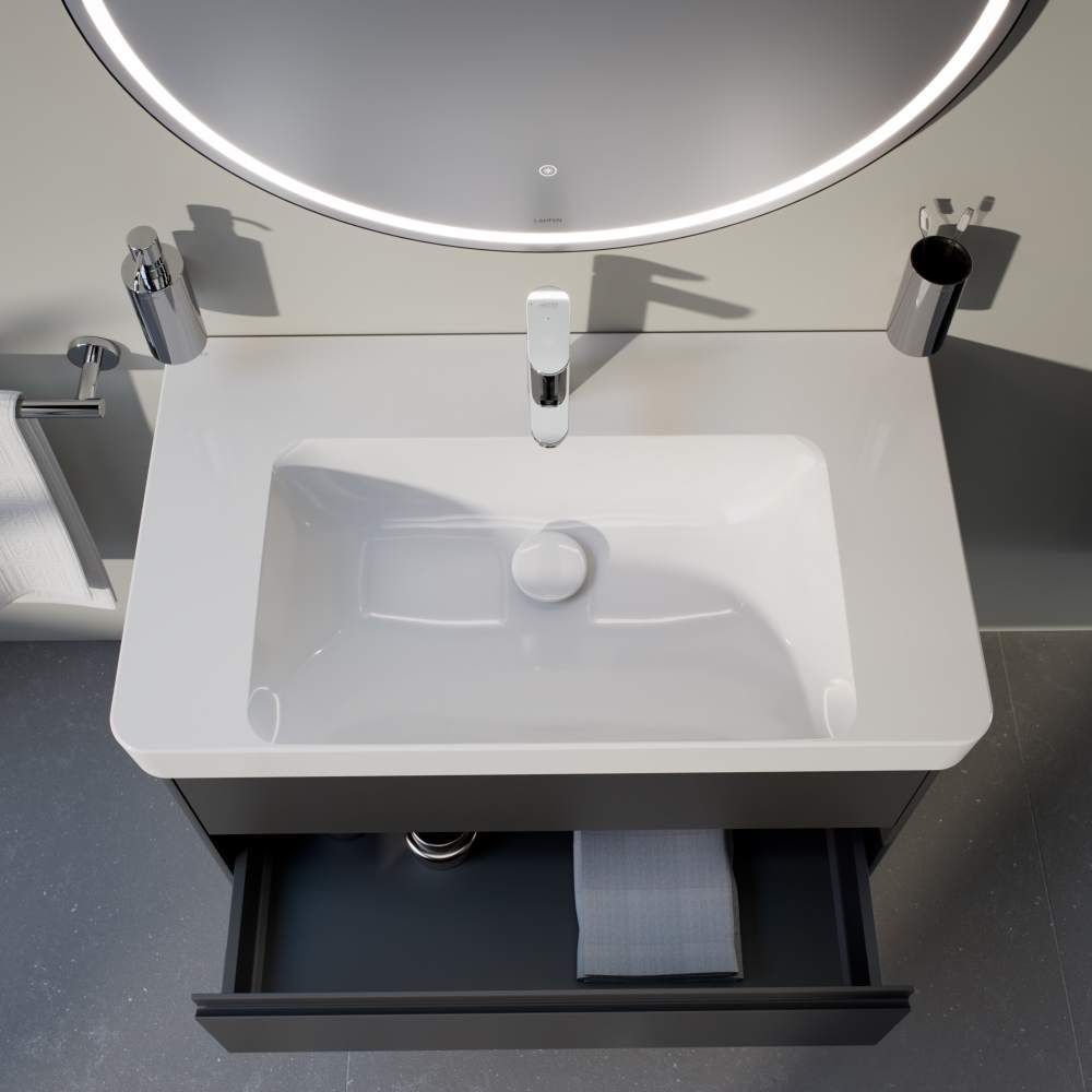 Laufen Base 2.0 Skříňka pod umyvadlo 85 cm, šedá traffic H4113021082661 - galéria #2