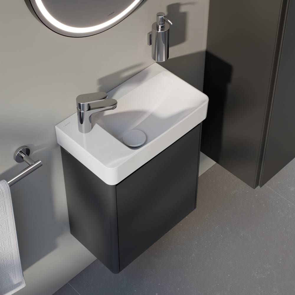 Laufen Base 2.0 Skříňka pod umyvadlo 46 cm, závěsy vlevo, šedá traffic H4112311082661 - galéria #1