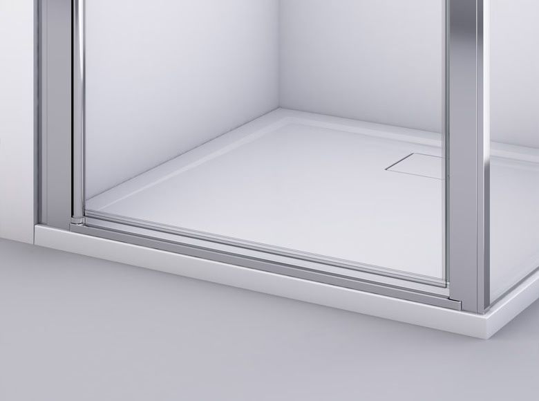 Ronal Divera Sprchové dveře 80 cm lítací 1 dílné, aluchrom/čiré D22T10805007 - galéria #2