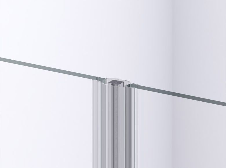 Ronal Divera Sprchové dveře 70 cm lítací 2 dílné, aluchrom/čiré D22T20705007 - galéria #2