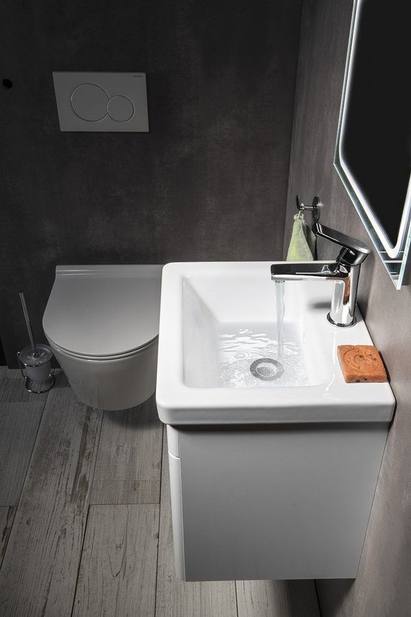 Sapho City Keramické umývadlo 40 x 35 cm, biele KE040 - galéria #2