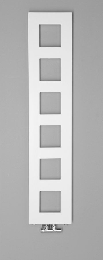 Sapho Block IR183 Radiátor kombinovaný, 28x133cm, biely mat - galéria #1