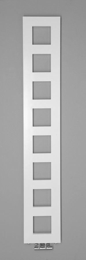 Sapho Block IR184 Radiátor kombinovaný, 28x175cm, biely mat - galéria #2