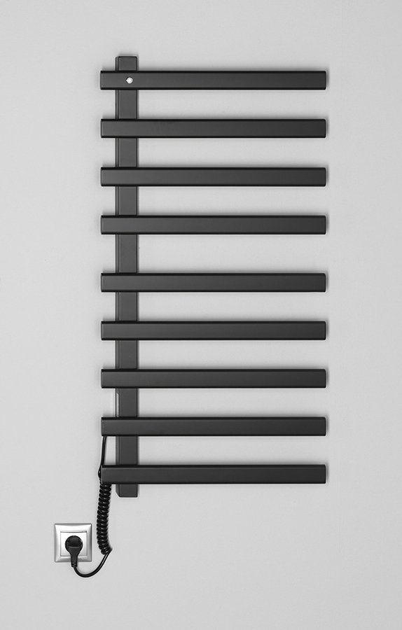Sapho Elcor EB460 Elektrický sušiak uterákov, 48 x 92 cm, matná čierna - galéria #1