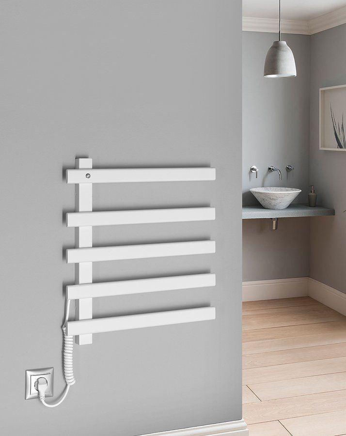 Sapho Elcor EB520 Elektrický sušiak uterákov, 48 × 52 cm, matná biela - galéria #2