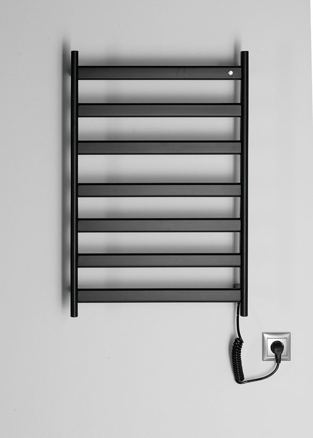 Sapho Elias EB550 Elektrický sušák ručníků 49x73 cm, černá mat - galéria #2