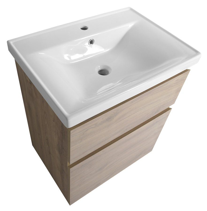 Aqualine Altair Umývadlová skrinka 61,5x72,5x45cm, dub emporio, AI365 - galéria #2