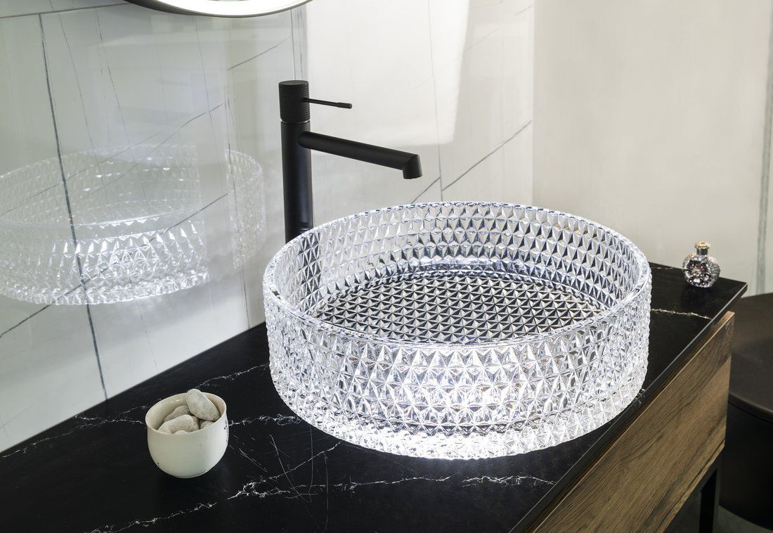 Sapho Maragua Umyvadlová mísa 39,5 cm, čirá TY214CL - galéria #2