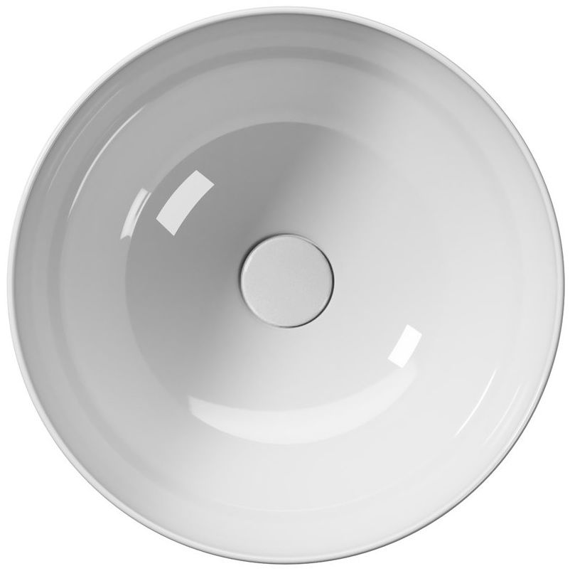 GSI Pura Okrúhle umývadlo 42 cm, biele ExtraGlaze 885211 - galéria #1