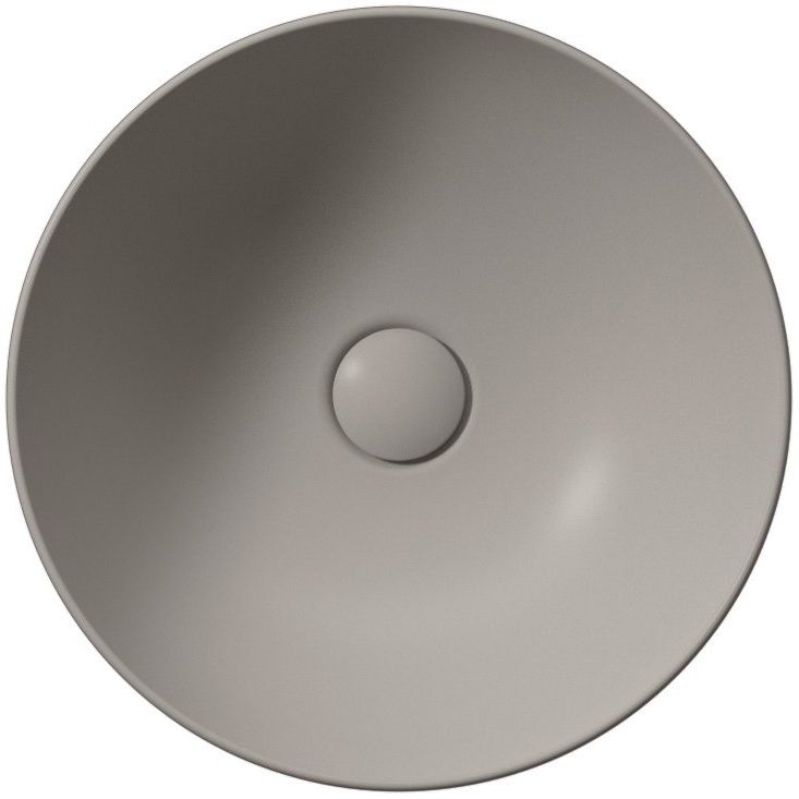 GSI Nubes Umyvadlo na desku průměr 40 cm, tortora mat 903905 - galéria #1