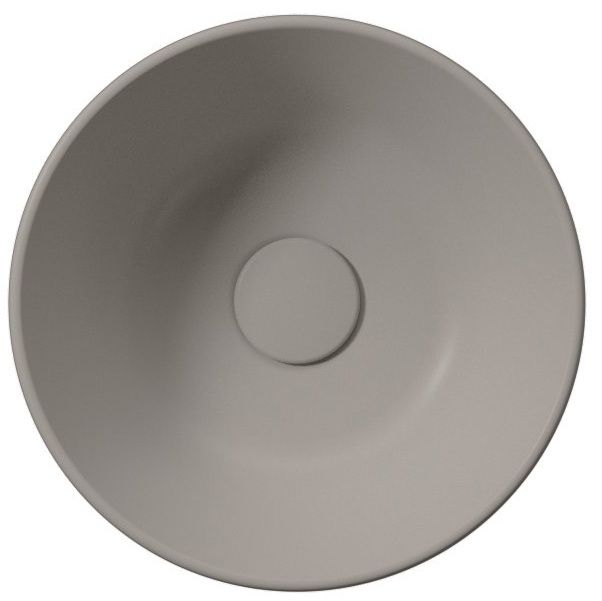 GSI Kube X Kulatá umyvadlová mísa 32cm, tortora mat 943505 - galéria #1