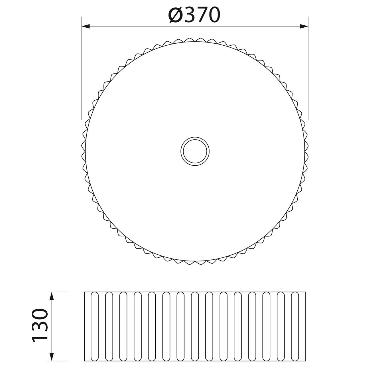 Sapho Picobello Umývadlo 37 cm, biele AR484 - galéria #8