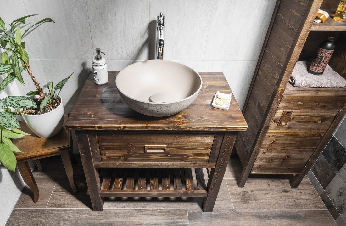 Sapho Formigo Okrúhle umývadlo 39 cm, piesok matný FG314 - galéria #5