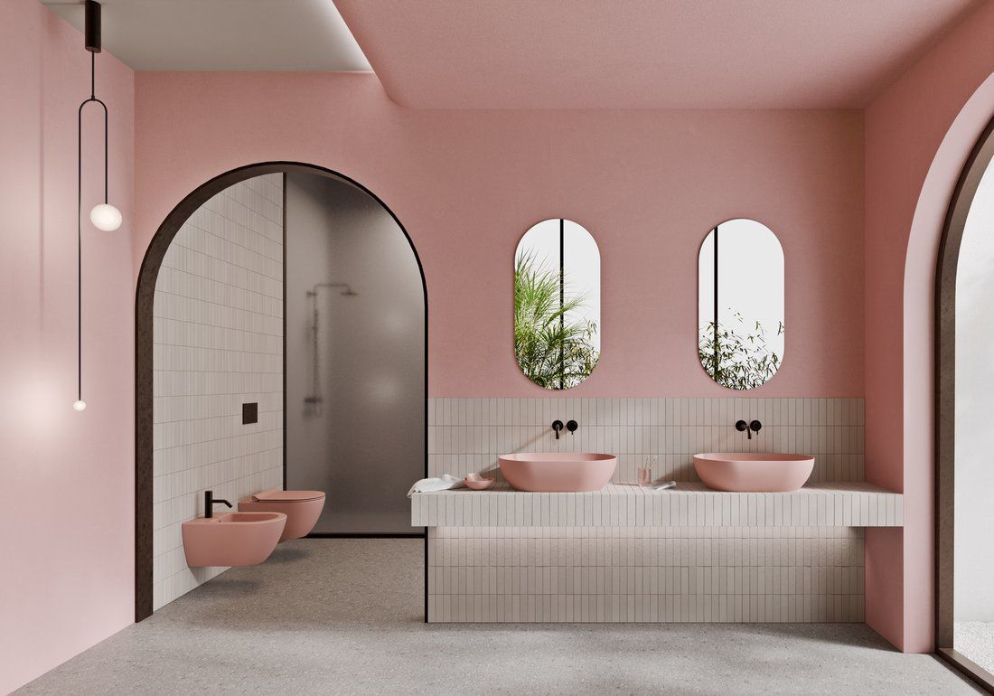 GSI Pura Umyvadlo na desku 60x37 cm, blush mat 883424 - galéria #2