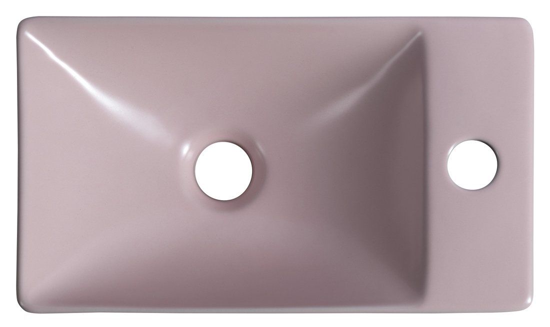 Sapho Margitha Umývátko 38 cm, otvor pro baterii vpravo, růžová MGT38222 - galéria #1