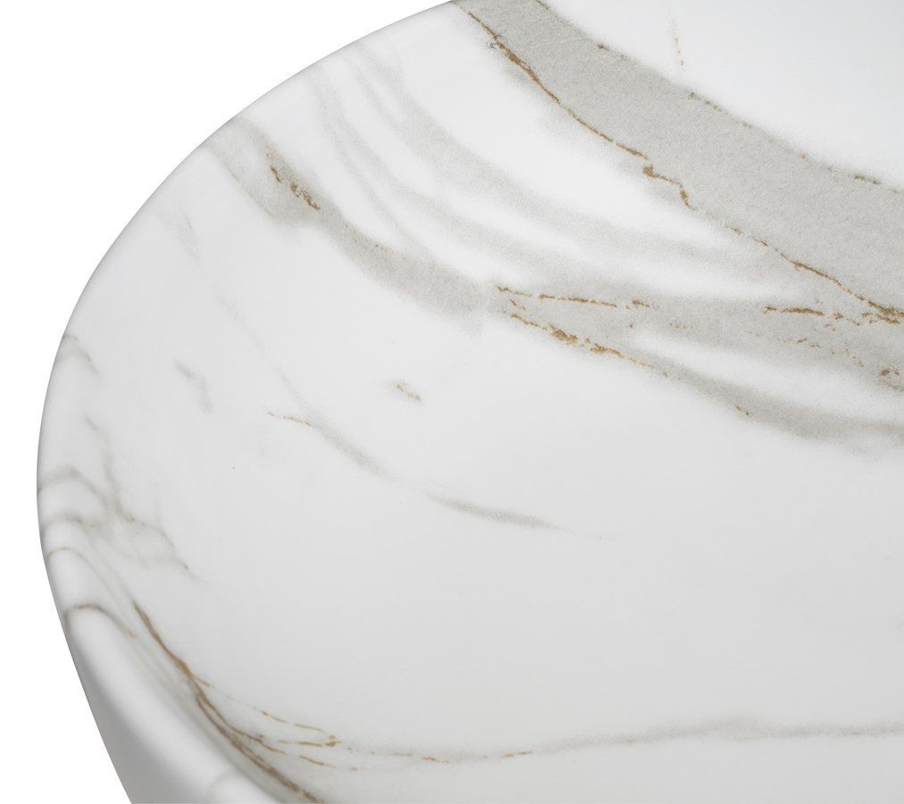 Sapho Caleo Umývadlo 60x42cm, bianco carrara CA590BC - galéria #3