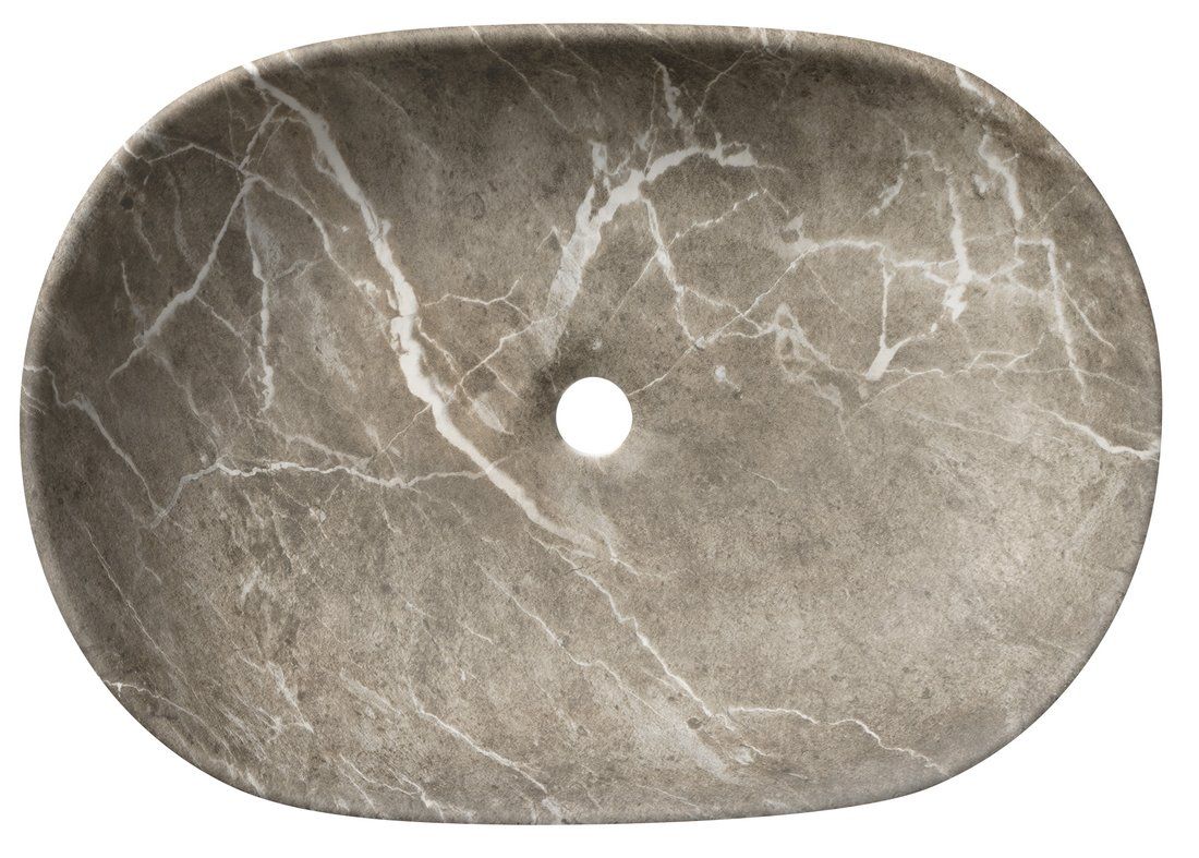 Sapho Caleo Umývadlo 60x42cm, mramor breccia CA590BM - galéria #3