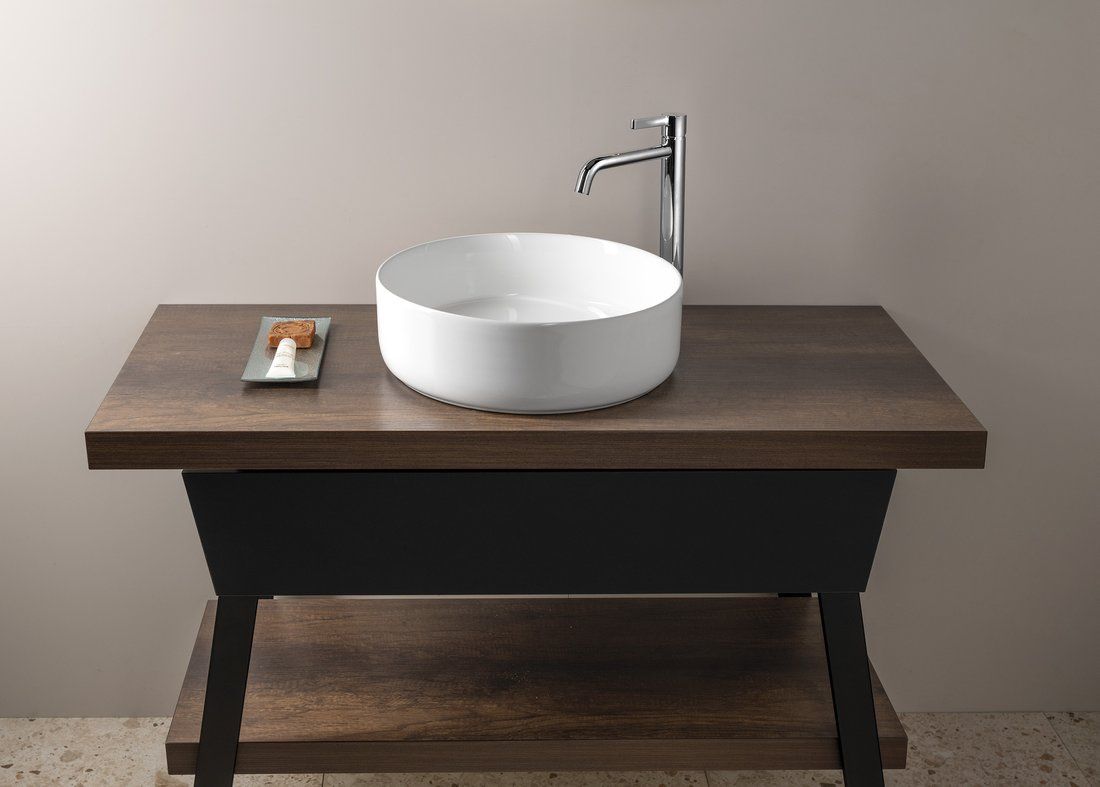 Sapho Fiastra Okrúhle umývadlo 40 cm, biela FT801 - galéria #4