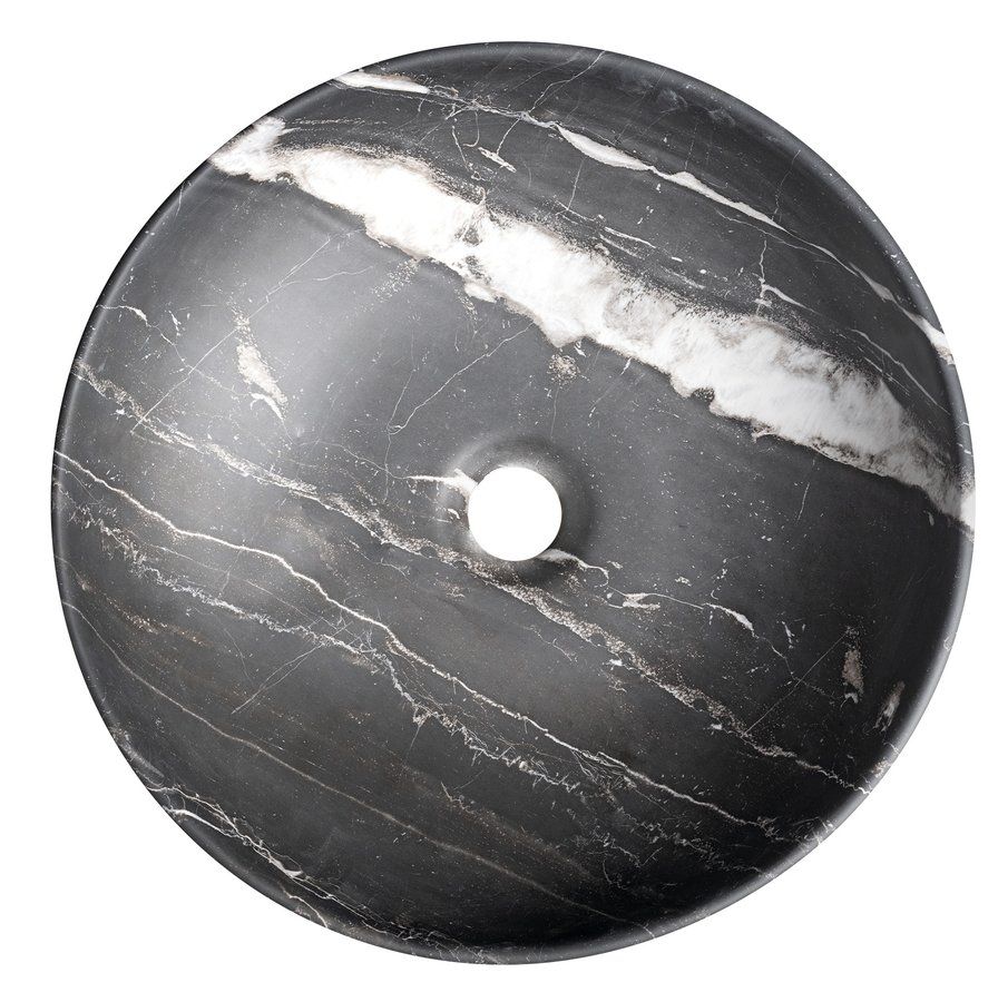 Sapho Rondane Okrúhle umývadlo 41 cm, mramor Carnico AR435CM - galéria #2