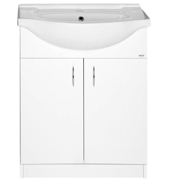 Aqualine Simplex Eco Skříňka s umyvadlem 60 x 87 cm, bílá mat SIME600 - galéria #3