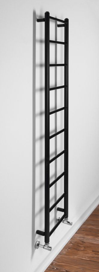 Sapho Dina IR378TB Radiátor kombinovaný, 35x168 cm, černá mat - galéria #1