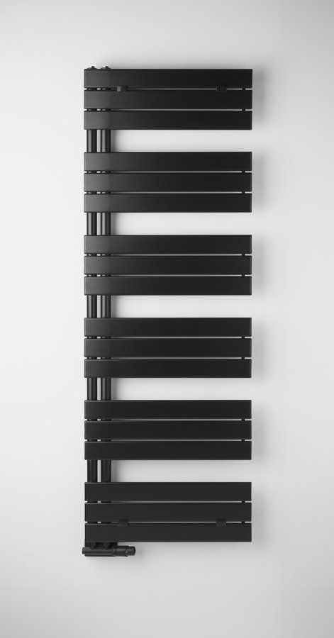 Sapho Mythos LLM517B Radiátor kombinovaný, 50x173 cm, černá mat - galéria #1