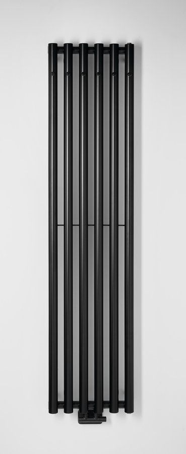 Sapho Pilon IZ132T Radiátor kombinovaný, 41,8x180 cm, černá mat - galéria #2