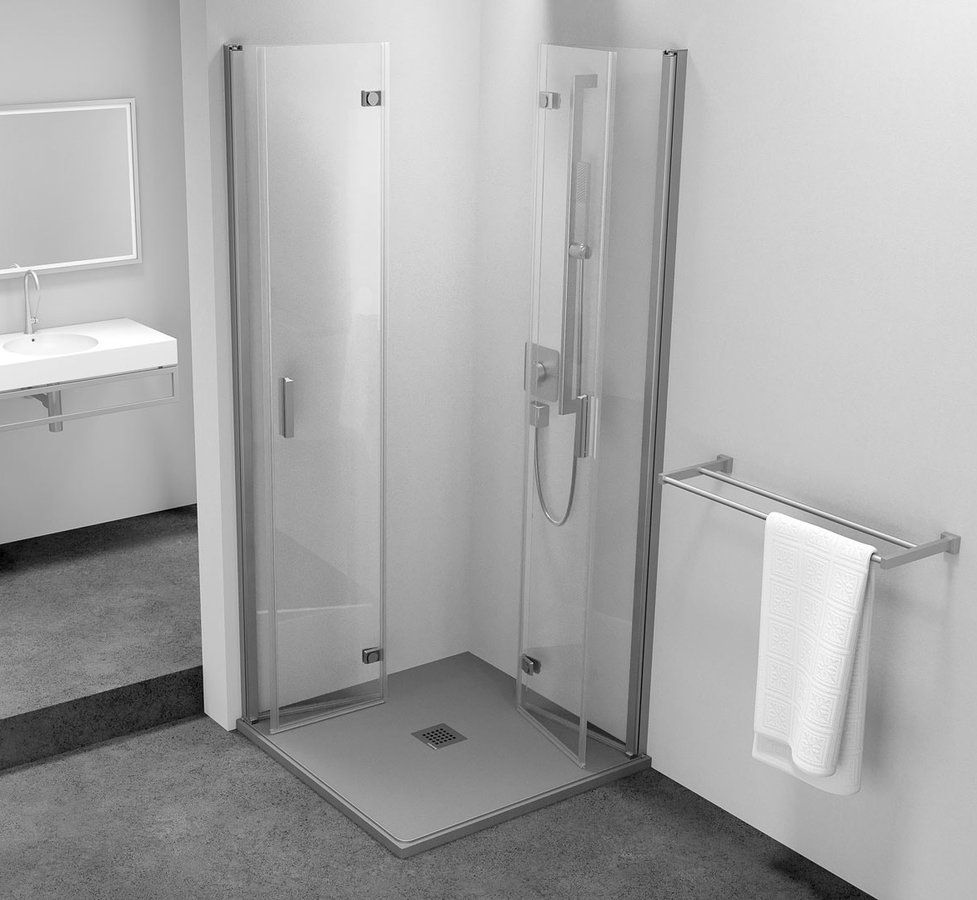 Polysan Zoom Sprchový kút 80x90 cm, rohový vstup, číre sklo/chróm ZL4815R-02 - galéria #1