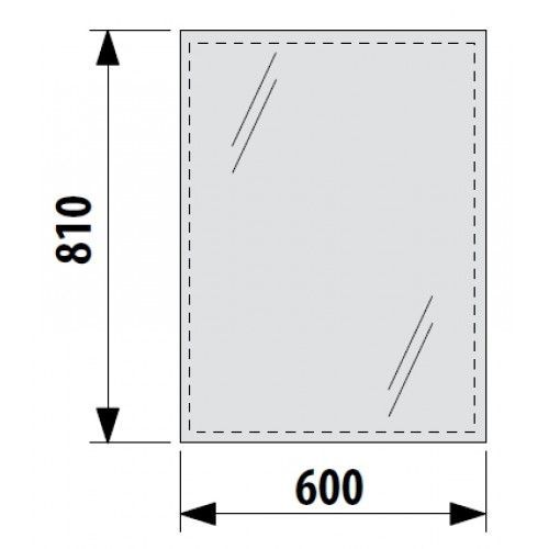 Jika Číre zrkadlo 60x81 H4557211731441 - galéria #1