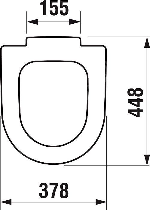 Jika Hlboké Záchodová doska bez krytu H8932823000001 - galéria #1