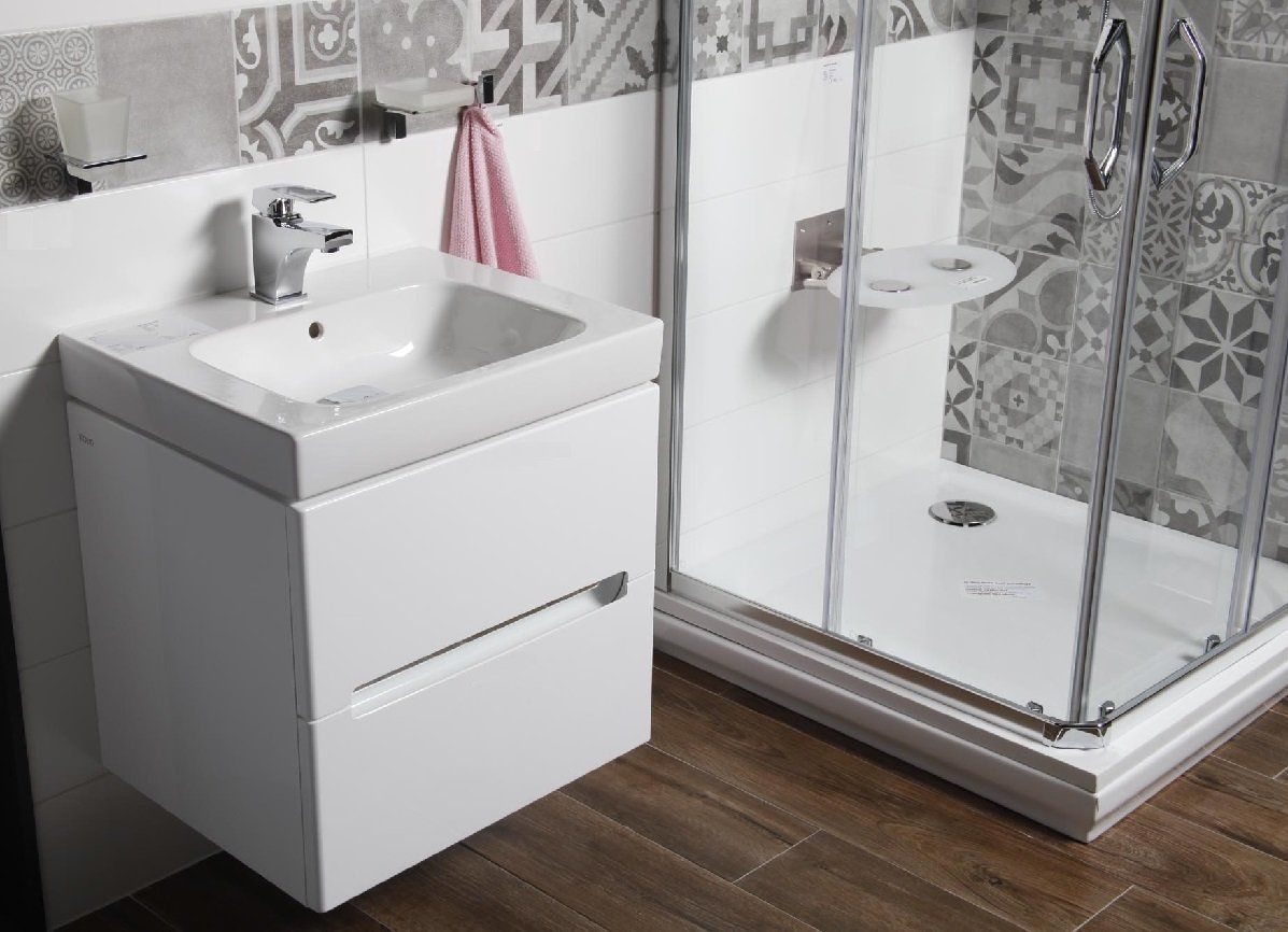 EBS by Geberit Modo Umývadlová skrinka 60 cm, biela lesklá 89425000 - galéria #2