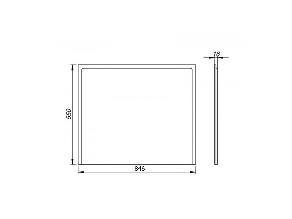 KOLO Bočný panel 90 cm, biely PWP2393000 - galéria #1