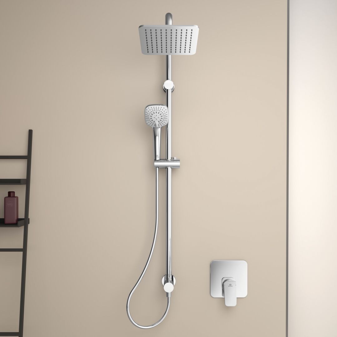 Ideal Standard Sprchová súprava Idealrain Cube pre kombináciu so skrytou batériou A5834AA - galéria #1