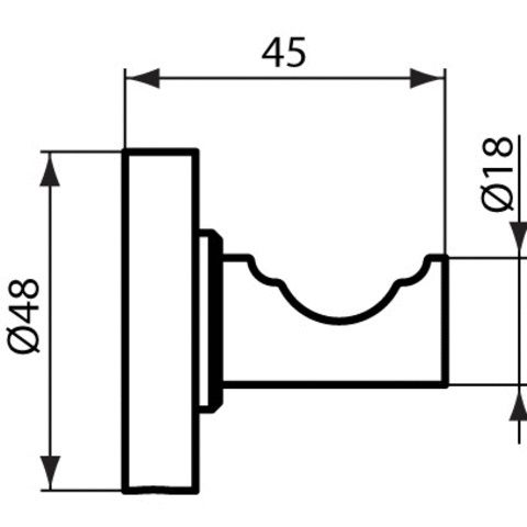 Ideal Standard Držiak na uteráky IOM A9115AA - galéria #1