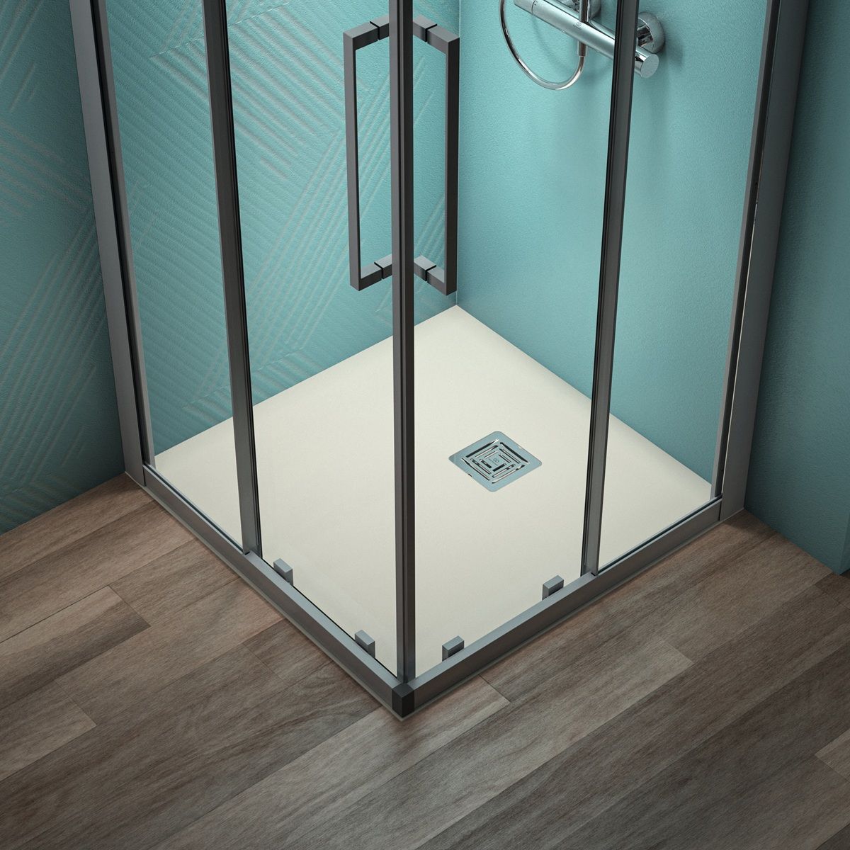 Ideal Standard UltraFlat S+ Sprchová vanička štvorcová 80x80x3cm, bez odpadu T5600FT - galéria #2