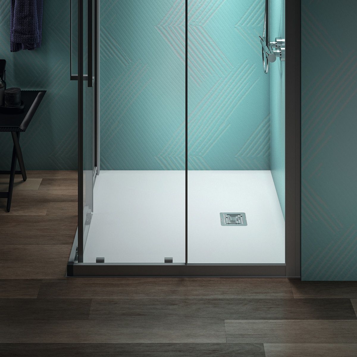 Ideal Standard UltraFlat S+ Sprchová vanička štvorcová 100x100x3cm, bez odpadu T5608FR - galéria #3