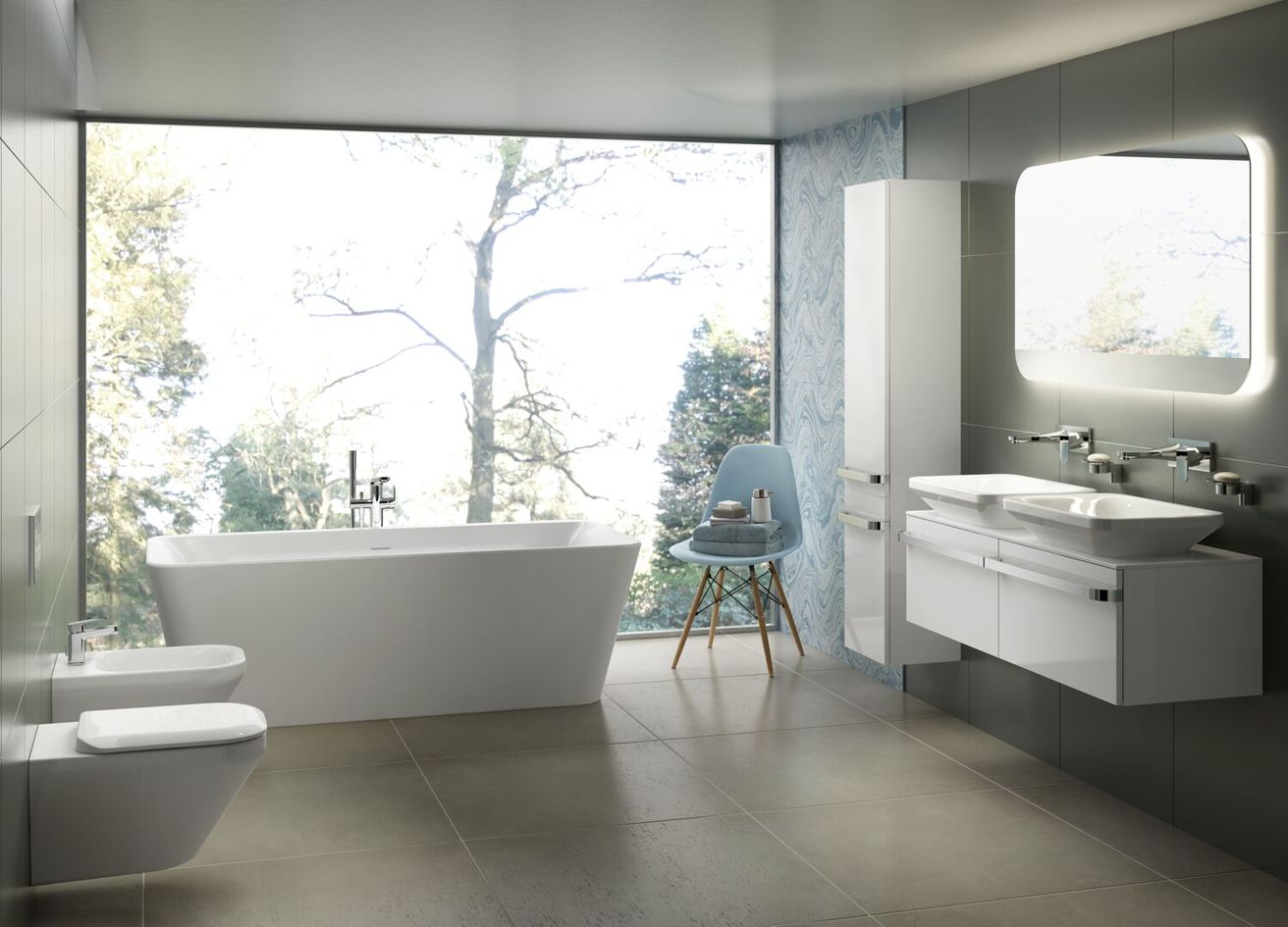 Ideal Standard Tonic II Voľne stojaca vaňa 180x80 cm, s prepadovou súpravou, biela E398101 - galéria #3