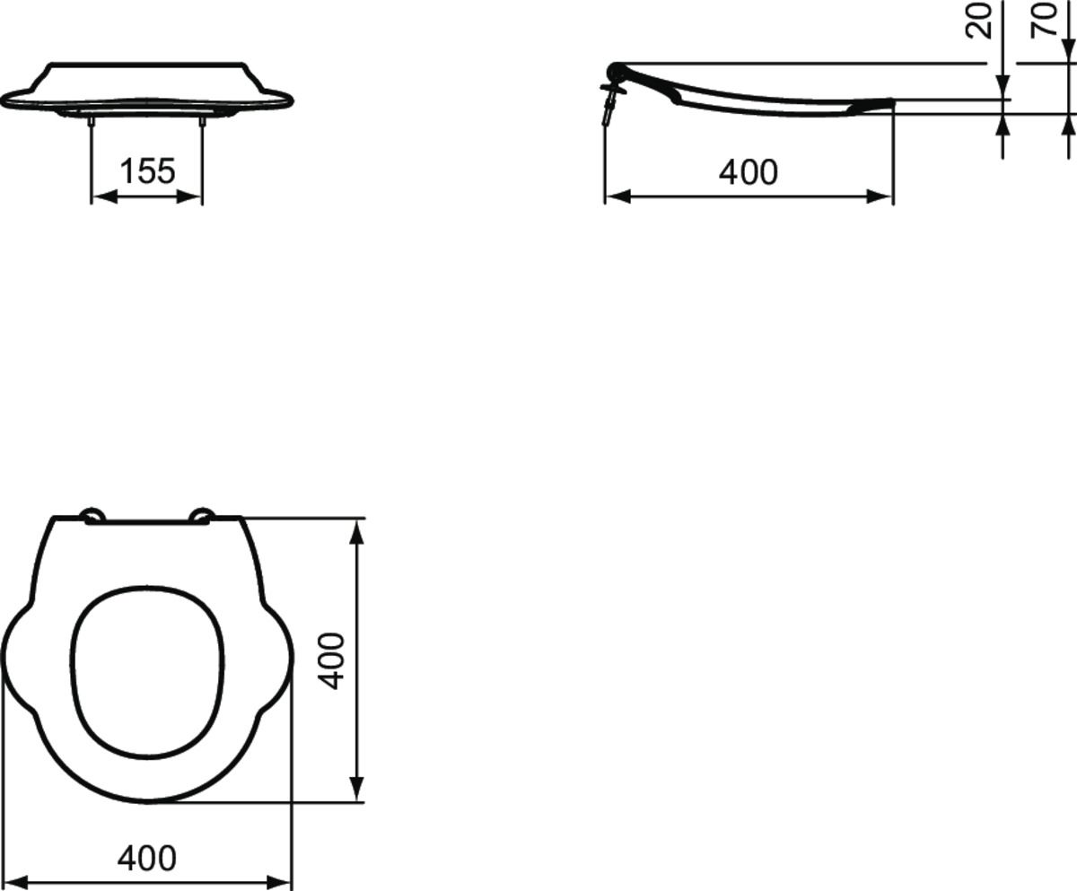 Ideal Standard Detské Záchodová doska Contour 21 S454201 - galéria #2