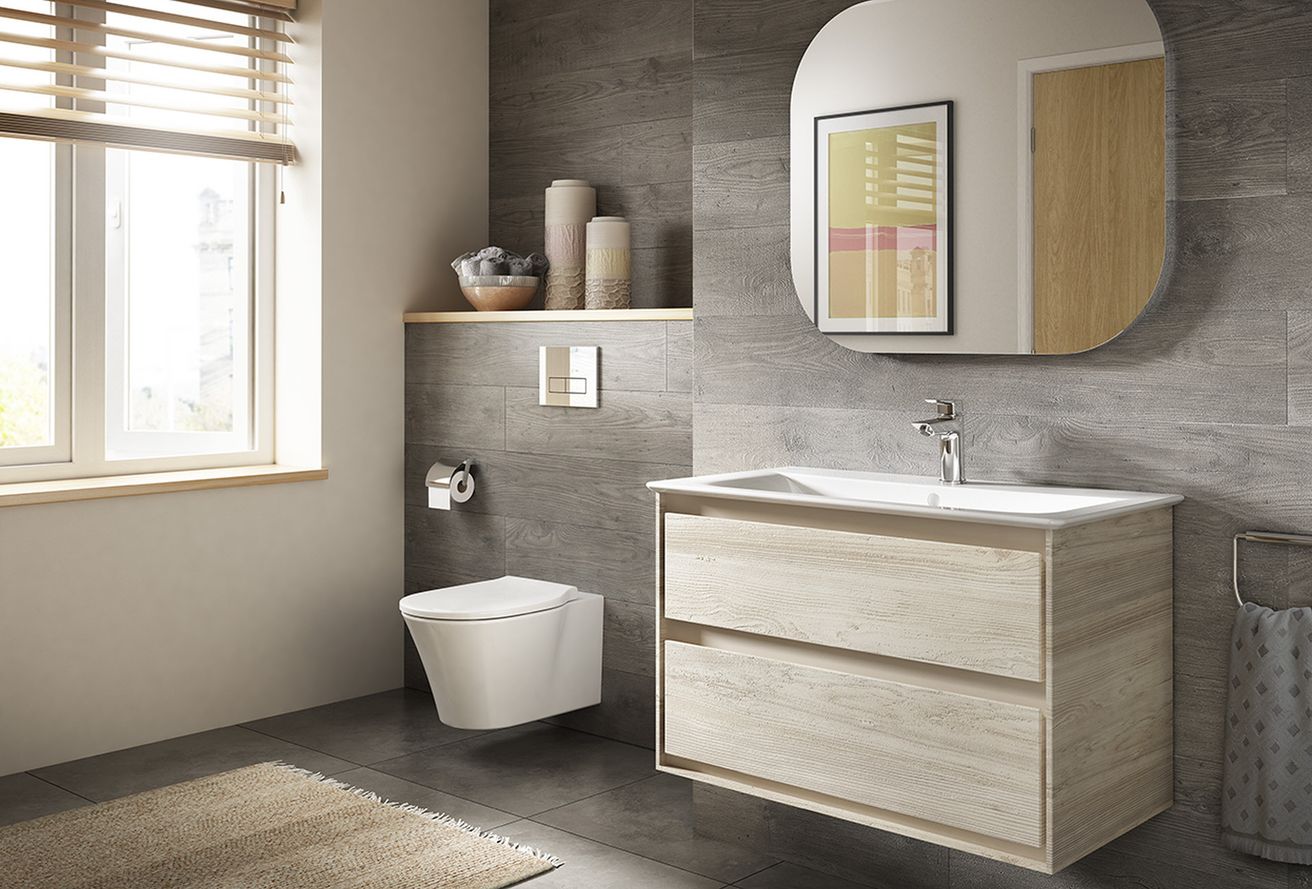 Ideal Standard Connect Air Skrinka pod umývadlo, 100 cm, svetlá borovica E0821UK - galéria #1