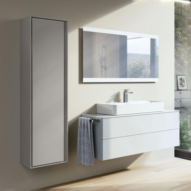 Ideal Standard Connect Air Vysoká skrinka 40x160 cm, lesklá svetlosivá E0832EQ - galéria #3