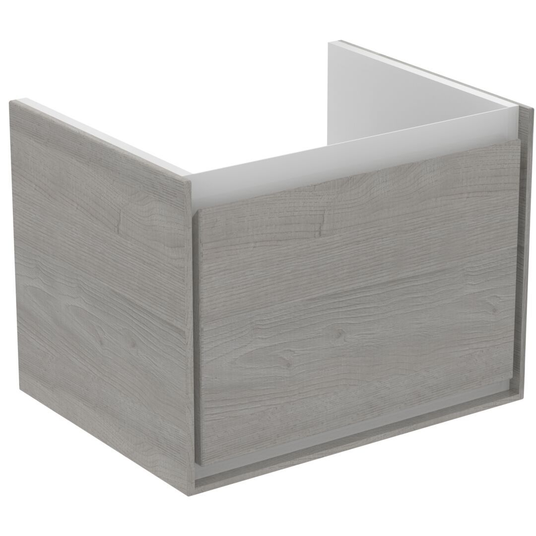 Ideal Standard Connect Air Skrinka pod umývadlo Cube 60 cm, 53x40,9x40 cm, dekor sivý dub E0846PS - galéria #1
