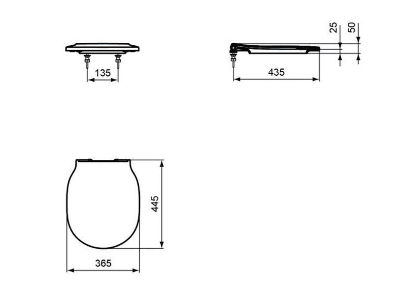 Ideal Standard Záchodová doska Connect Air E036701 - galéria #1