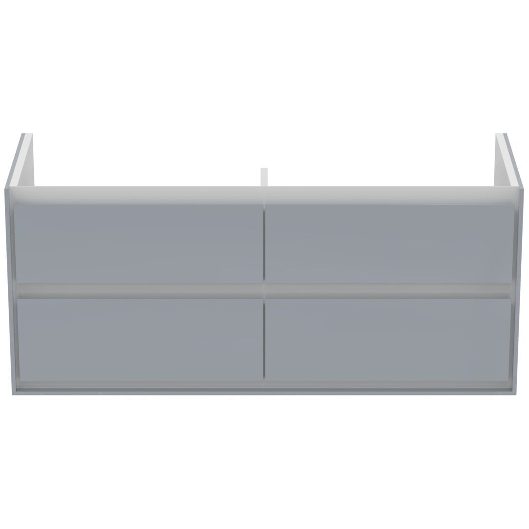 Ideal Standard Connect Air Dvojdrezová skrinka 120 cm, lesklá svetlosivá E0822EQ - galéria #2