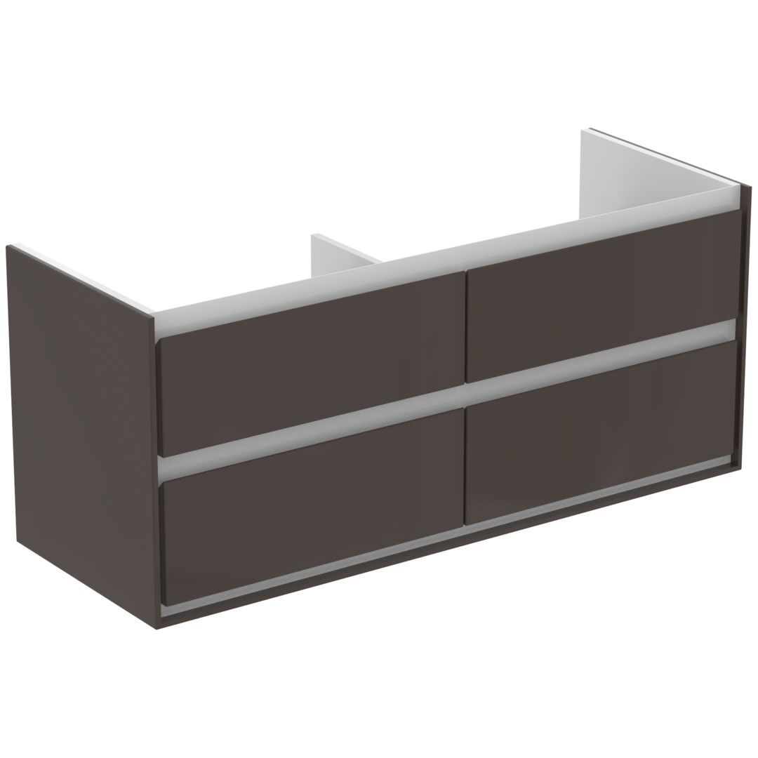 Ideal Standard Connect Air Dvojdrezová skrinka 120 cm, matná hnedá E0822VY - galéria #1