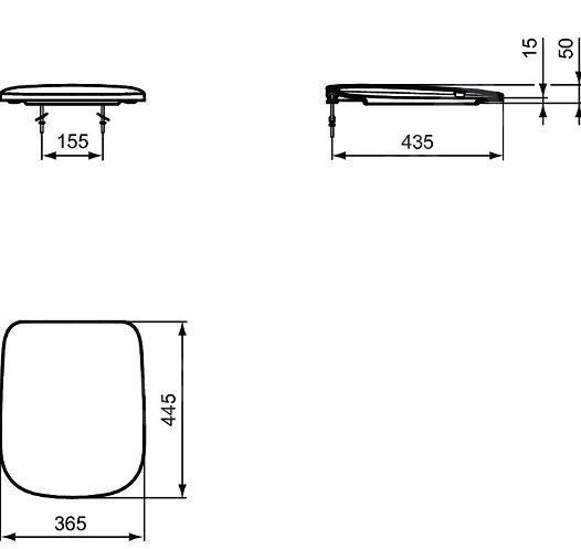 Ideal Standard Záchodová doska Esedra Softclose T318101 - galéria #1