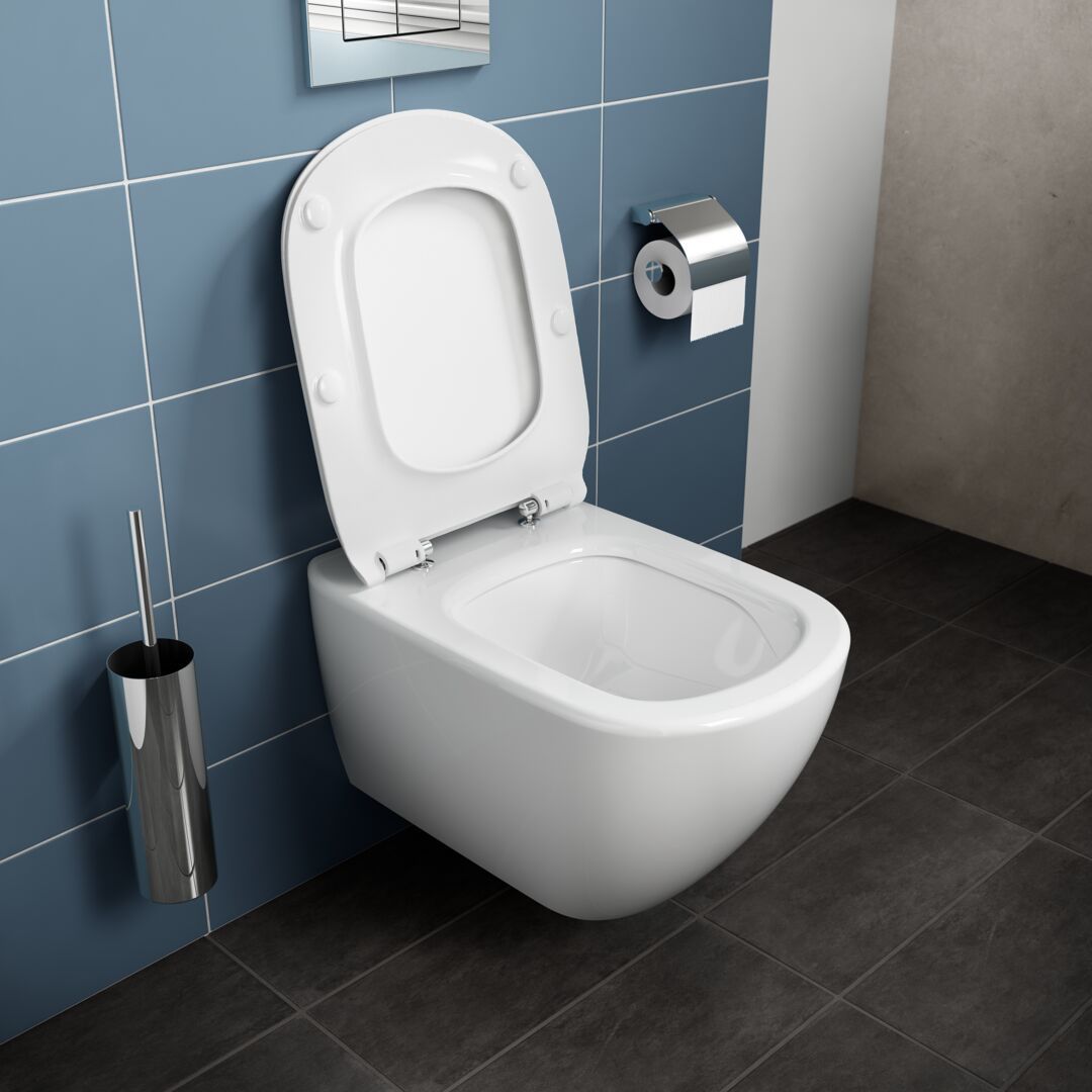 Ideal Standard Tesi Rimfree WC so sedadlom SoftClose, AquaBlade, biele T354601 - galéria #3